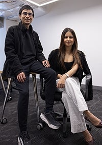 Aryaman (left) and Athiya Rastogi are siblings and co-founders of SnapWrite. 