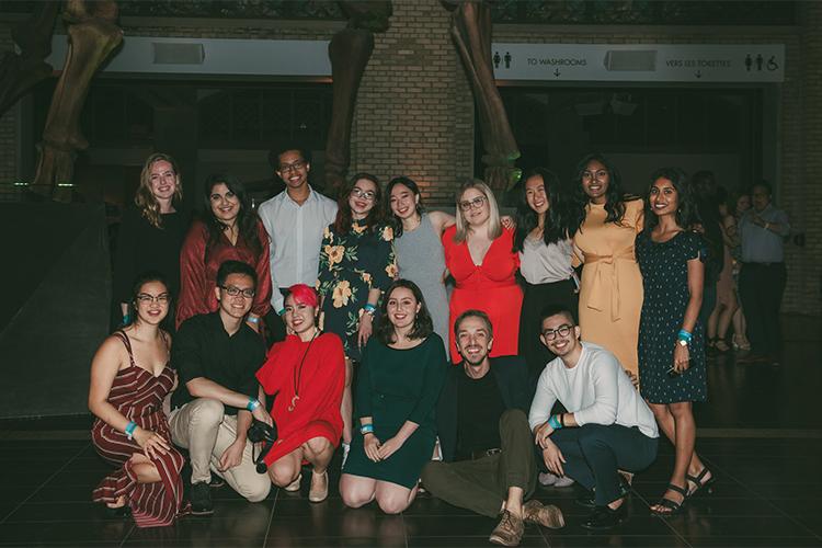 Gallo (back row, fourth from right) and the New College orientation team in 2019