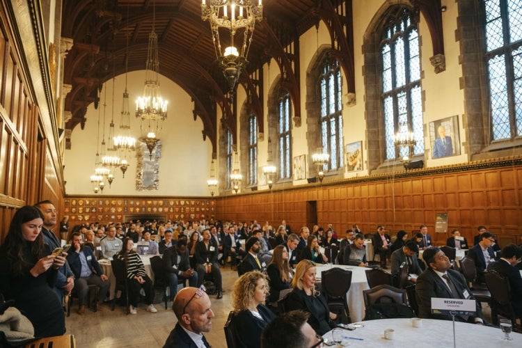 the room at hart house was full of attendees